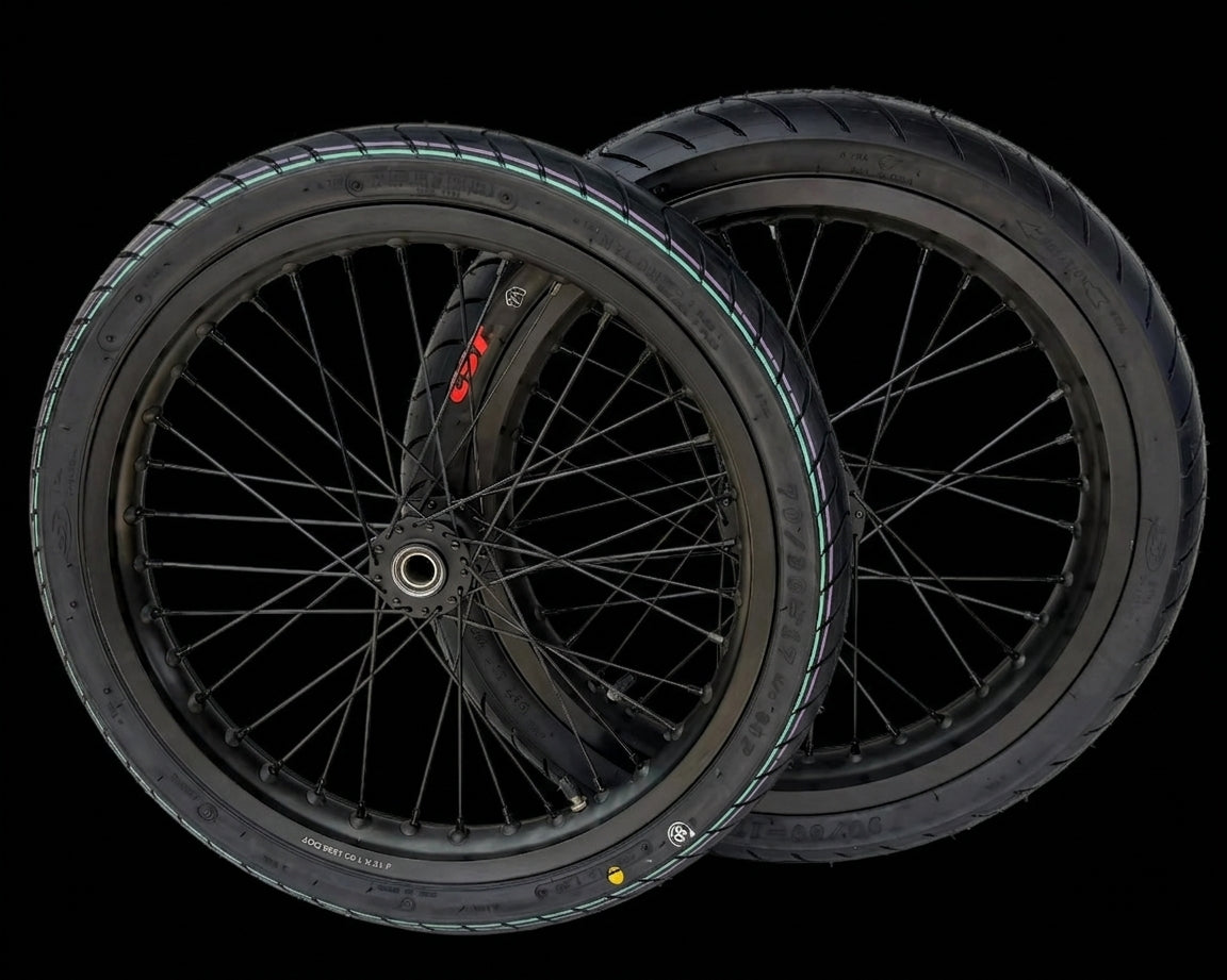 17in Super Moto Wheel Set for Surron/ E-Ride Pro / 79Bike, Ventus